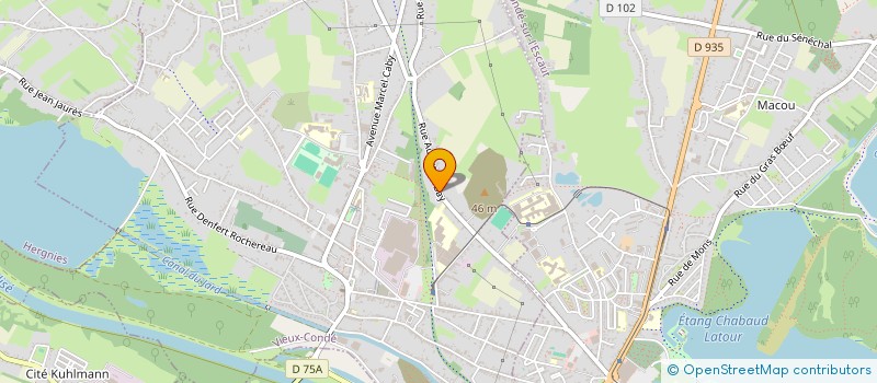 localisation de l'entreprise MADAME MARTINE BLAS  VIEUX-CONDE