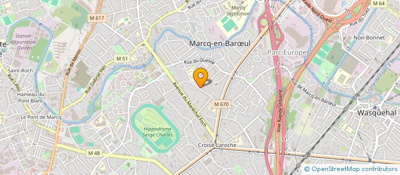 localisation de l'entreprise MADAME MARTINE BLONDEEL à MARCQ-EN-BARŒUL