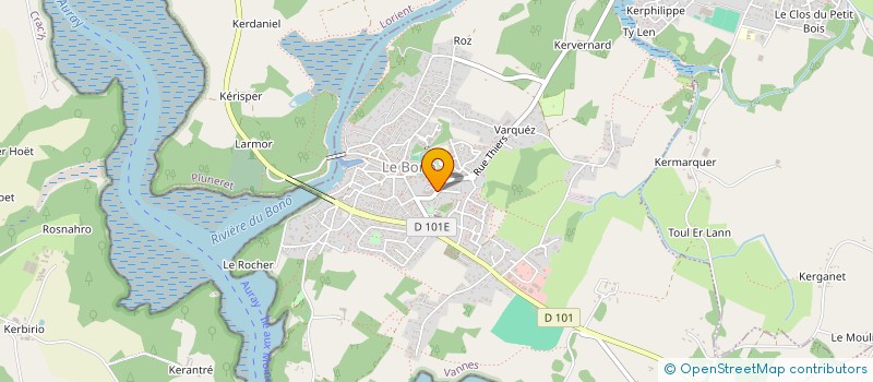 localisation de l'entreprise MADAME MARTINE BLOT  LE BONO