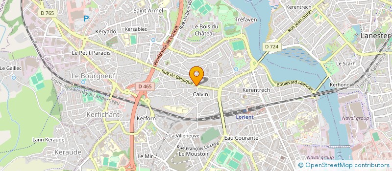 localisation de l'entreprise MADAME MARTINE BOBILLE  LORIENT