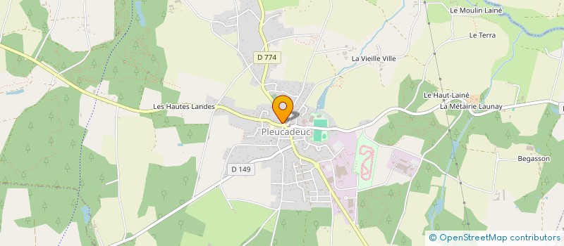 localisation de l'entreprise MADAME MARTINE BOGUET à PLEUCADEUC