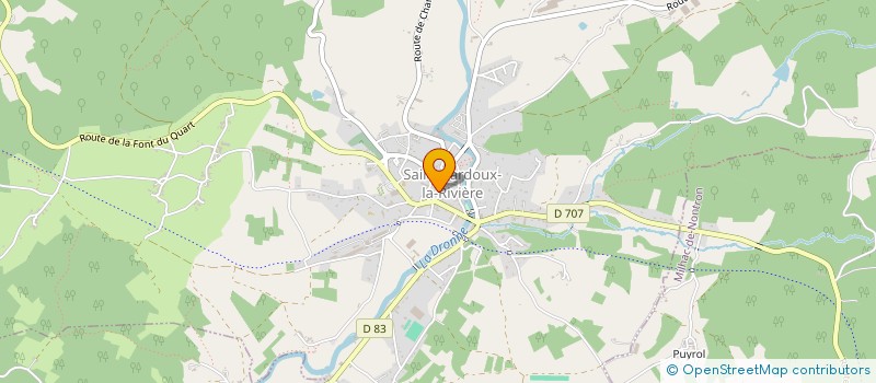 localisation de l'entreprise MADAME MARTINE BOISMARTEL à ST-SAUD-LACOUSSIERE