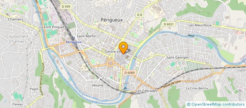 localisation de l'entreprise MADAME MARTINE BOISSAVIE à PERIGUEUX
