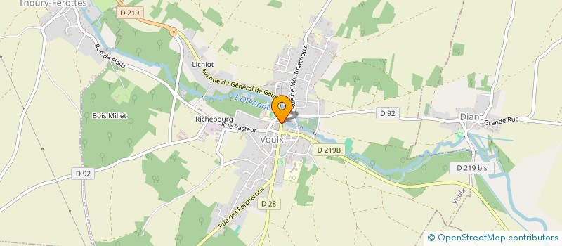 localisation de l'entreprise MADAME MARTINE BOISSERIE  DIANT