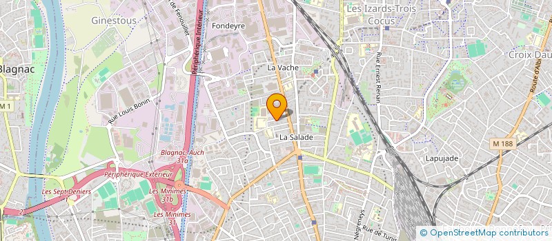 localisation de l'entreprise MADAME MARTINE BOLESA BOMBITO à TOULOUSE