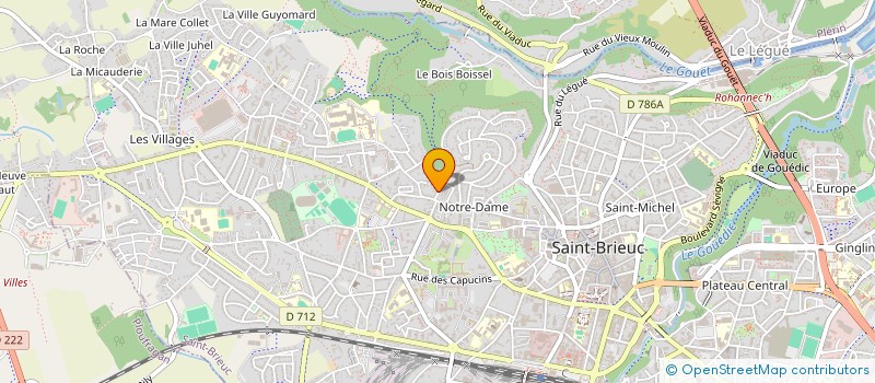 localisation de l'entreprise MADAME MARTINE BOLON à SAINT-BRIEUC