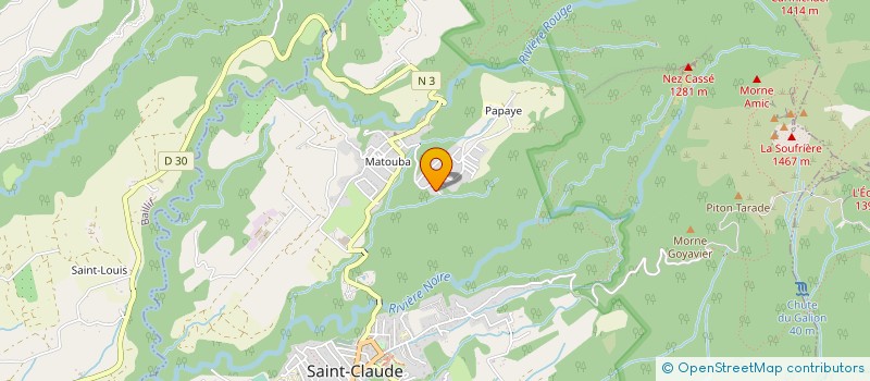 localisation de l'entreprise MADAME MARTINE BOMANE à SAINT-CLAUDE
