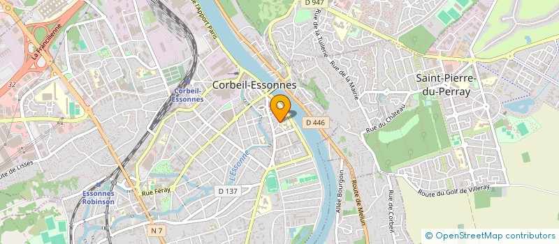 localisation de l'entreprise MADAME MARTINE BOMY à CORBEIL-ESSONNES