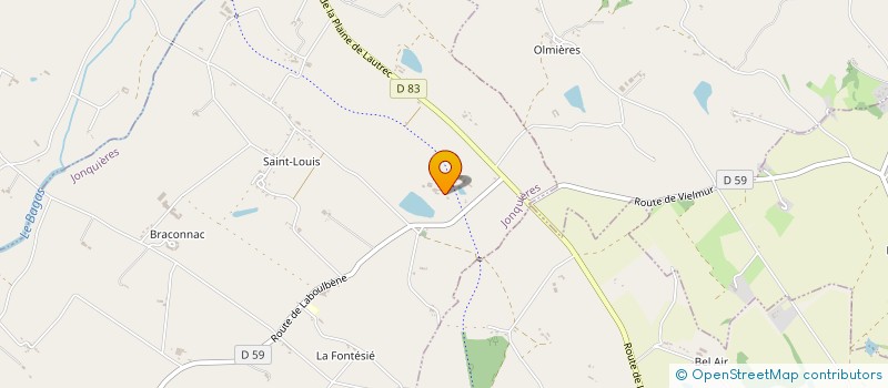 localisation de l'entreprise MADAME MARTINE BONNAFOUS  SAINT-JULIEN-DU-PUY