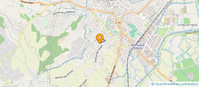 localisation de l'entreprise MADAME MARTINE BONNARD à MANOSQUE