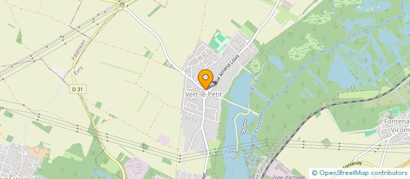 localisation de l'entreprise MADAME MARTINE BONNEAU  VERT-LE-PETIT