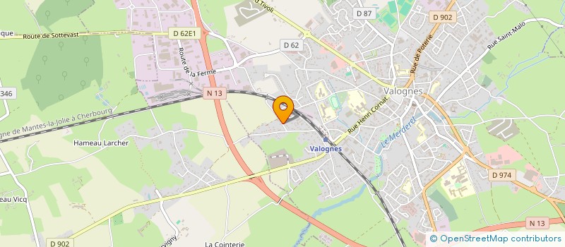 localisation de l'entreprise MADAME MARTINE BONNEL  VALOGNES