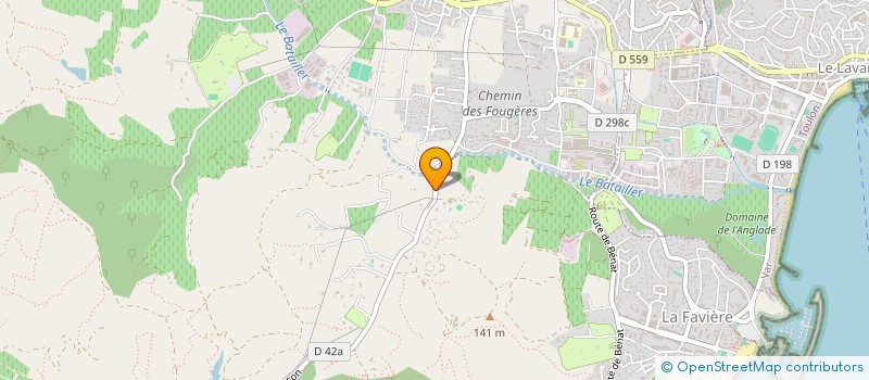 localisation de l'entreprise MADAME MARTINE BONNIFAY à BORMES-LES-MIMOSAS