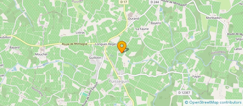 localisation de l'entreprise MADAME MARTINE BORDERIE  PETIT-PALAIS-ET-CORNEMPS