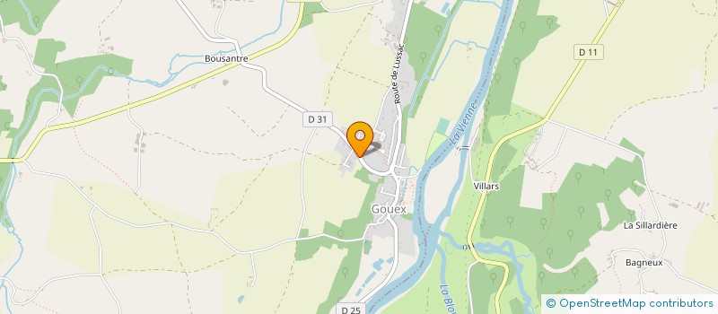 localisation de l'entreprise MADAME MARTINE BOROWICZ  LUSSAC-LES-CHATEAUX