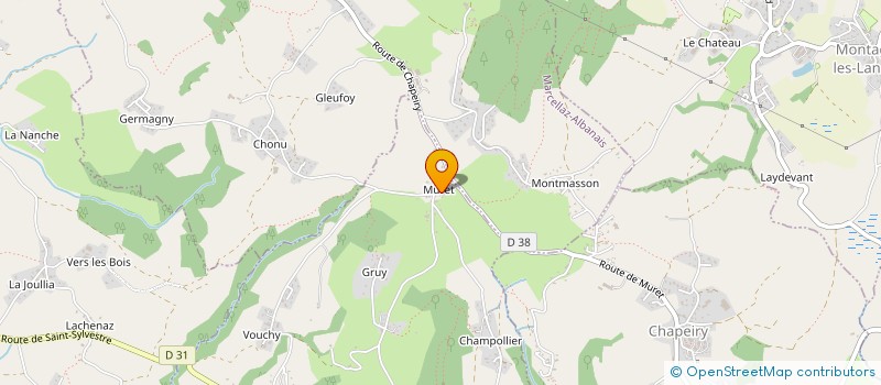 localisation de l'entreprise MADAME MARTINE BOUCHET  CHAINAZ-LES-FRASSES