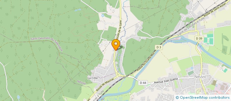 localisation de l'entreprise MADAME MARTINE BOUCHET  SAINT-GERMAIN-DU-SALEMBRE