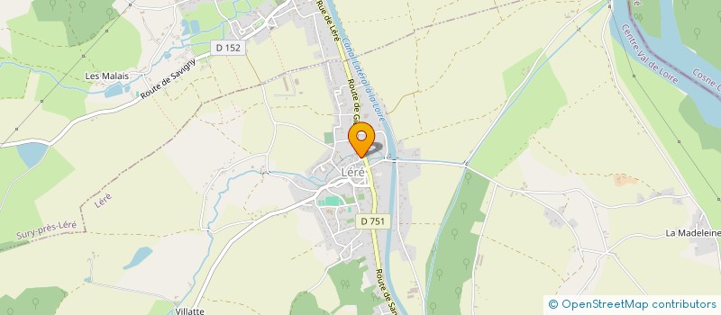 localisation de l'entreprise MADAME MARTINE BOUDET  LERE