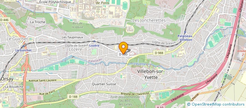 localisation de l'entreprise MADAME MARTINE BOUHARD à PALAISEAU