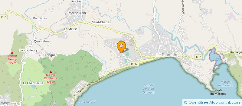 localisation de l'entreprise MADAME MARTINE BOUILLET  LE DIAMANT