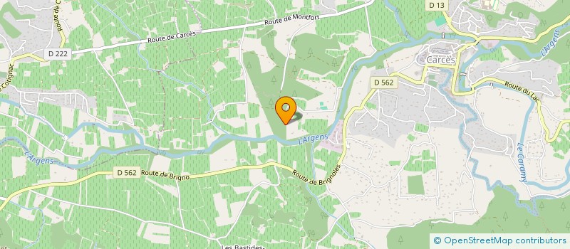 localisation de l'entreprise MADAME MARTINE BOUKEHAILI  CARCES