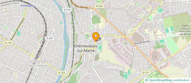 localisation de l'entreprise MADAME MARTINE BOULLAND  CHENNEVIERES-SUR-MARNE