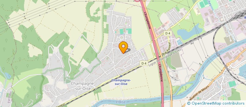 localisation de l'entreprise MADAME MARTINE BOULLE  CHAMPAGNE-SUR-OISE