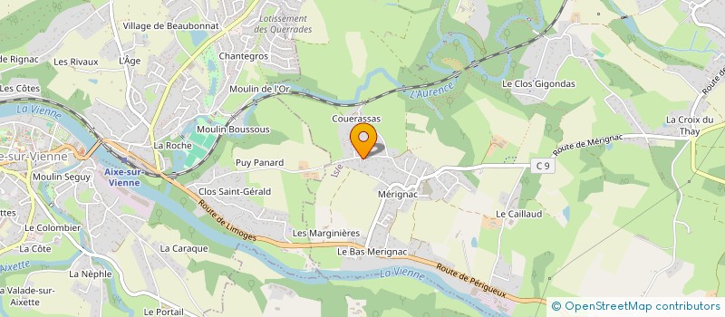 localisation de l'entreprise MADAME MARTINE BOUSSAC  ISLE