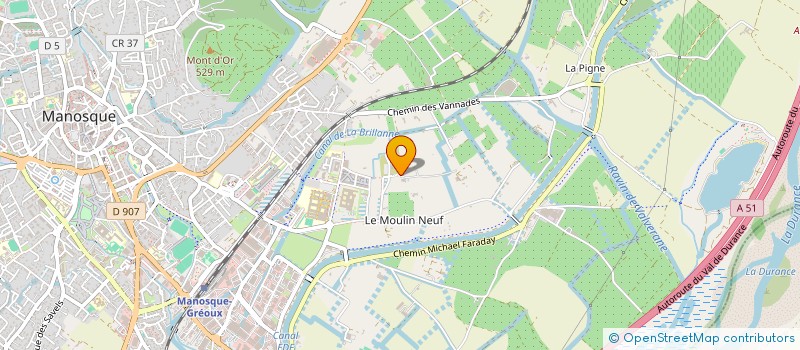 localisation de l'entreprise MADAME MARTINE BOUTET à MANOSQUE