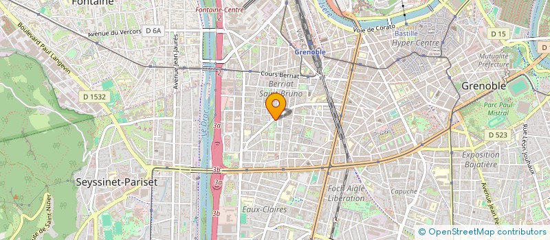 localisation de l'entreprise MADAME MARTINE BOUTIN  VOIRON