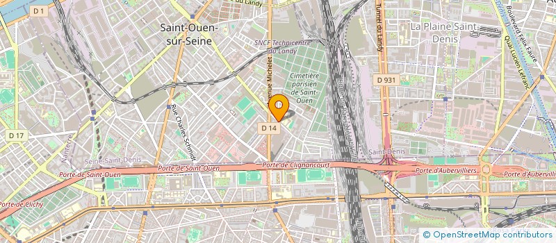 localisation de l'entreprise MADAME MARTINE BOUTIN à SAINT-OUEN-SUR-SEINE