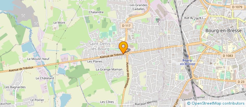 localisation de l'entreprise MADAME MARTINE BOUVIER à SAINT-DENIS-LES-BOURG