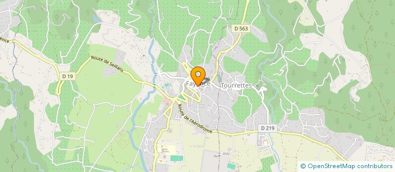 localisation de l'entreprise MADAME MARTINE BOZIOT  FAYENCE