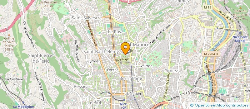 localisation de l'entreprise MADAME MARTINE BOZZA  NICE