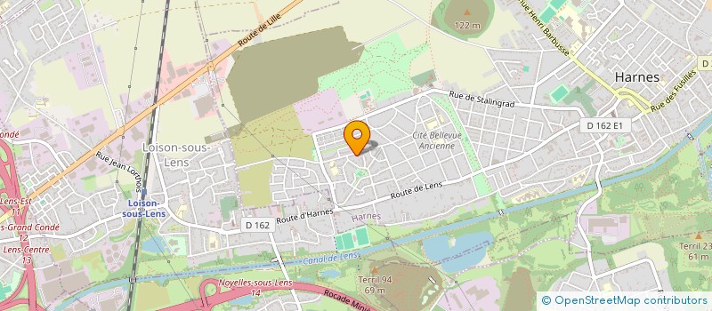 localisation de l'entreprise MADAME MARTINE BRACHET  HARNES