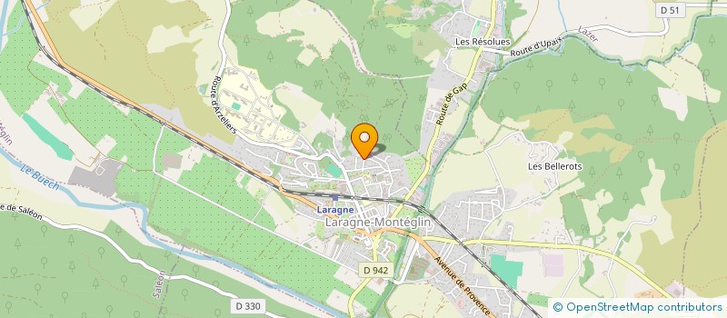 localisation de l'entreprise MADAME MARTINE BRAGAZZI  LARAGNE-MONTEGLIN