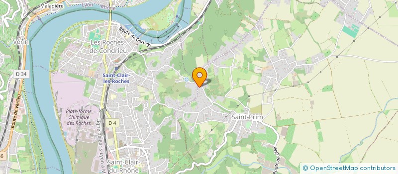 localisation de l'entreprise MADAME MARTINE BRASSEUR  SAINT-PRIM