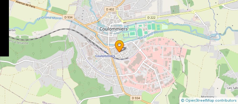localisation de l'entreprise MADAME MARTINE BREUIL à COULOMMIERS