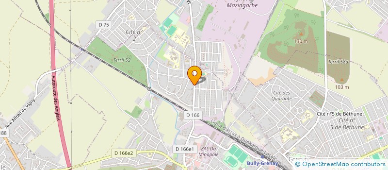 localisation de l'entreprise MADAME MARTINE BREVIERE à BULLY-LES-MINES