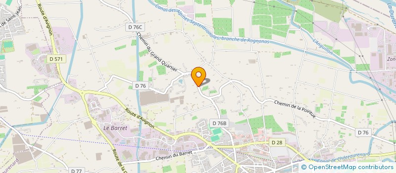 localisation de l'entreprise MADAME MARTINE BREZET  CHATEAURENARD