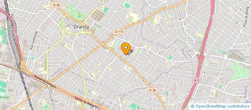 localisation de l'entreprise MADAME MARTINE BRUGNOT à DRANCY