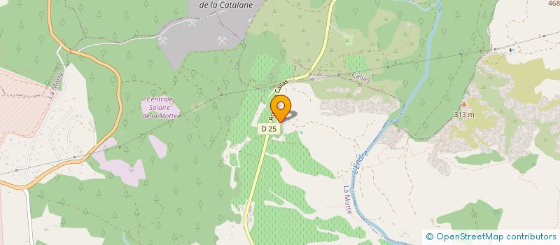 localisation de l'entreprise MADAME MARTINE BRUNO à LA MOTTE