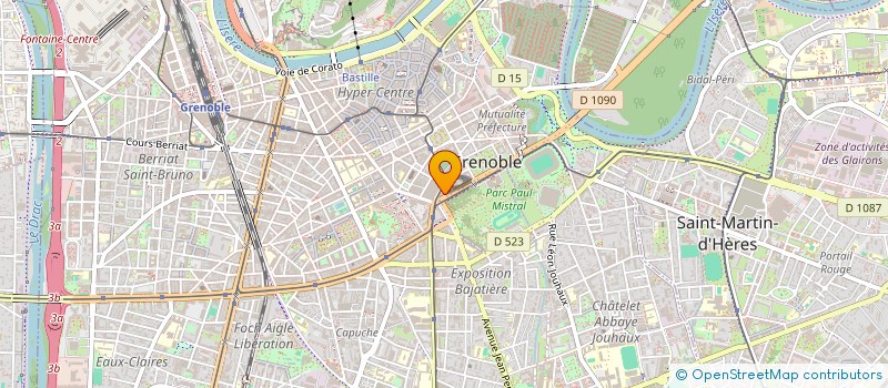 localisation de l'entreprise MADAME MARTINE BURATTI  GRENOBLE