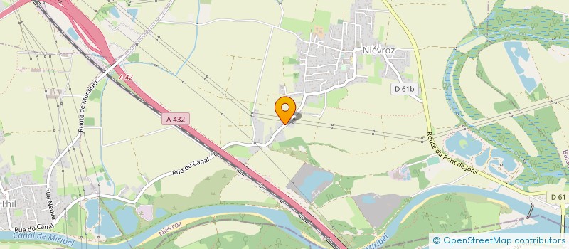 localisation de l'entreprise MADAME MARTINE BURDIN  NIEVROZ