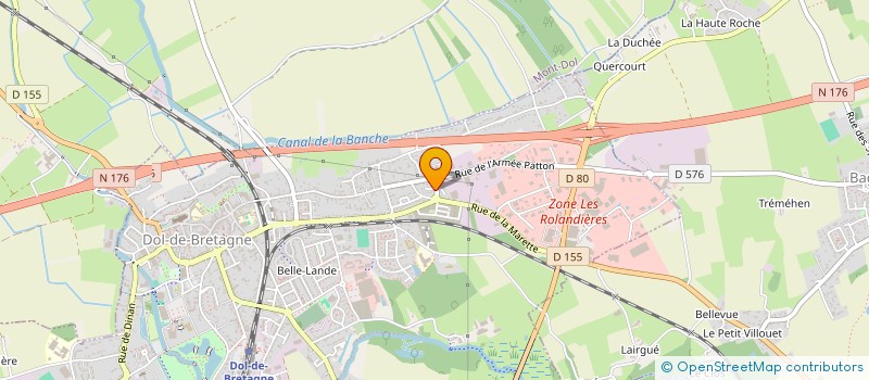 localisation de l'entreprise MADAME MARTINE BUREAU  DOL-DE-BRETAGNE