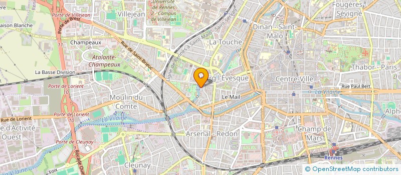 localisation de l'entreprise MADAME MARTINE BUREL  RENNES