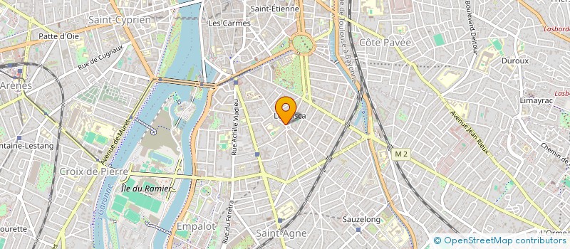localisation de l'entreprise MADAME MARTINE BURGER à TOULOUSE