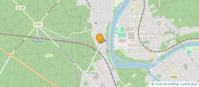 localisation de l'entreprise MADAME MARTINE CABURI  THOMERY