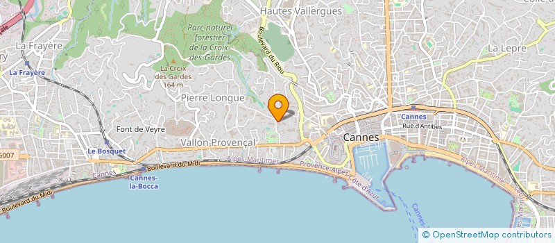 localisation de l'entreprise MADAME MARTINE CACHIN à CANNES