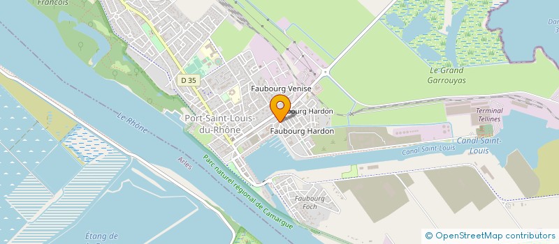 localisation de l'entreprise MADAME MARTINE CACHON à PORT-SAINT-LOUIS-DU-RHONE